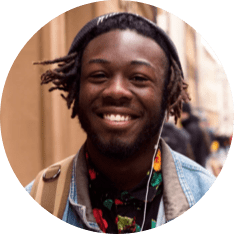 Man smiling